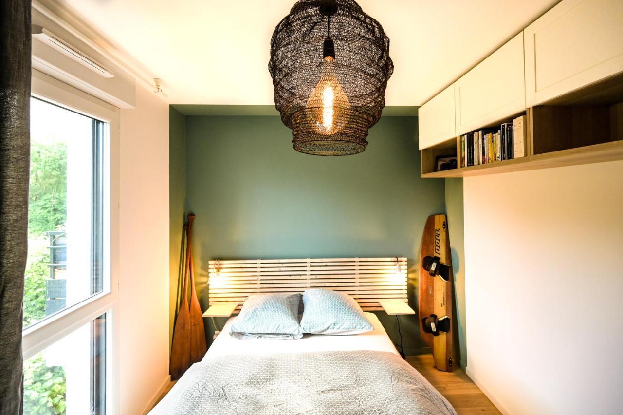 L'Olympique: Appartement Cosy, Vue Canal Grande Terrasse Et Parking Vaires-sur-Marne Bagian luar foto