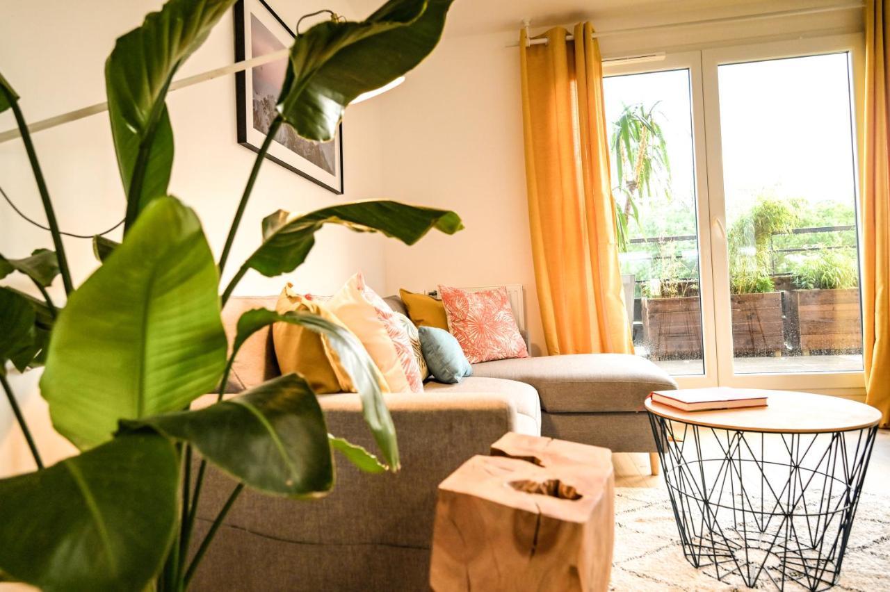 L'Olympique: Appartement Cosy, Vue Canal Grande Terrasse Et Parking Vaires-sur-Marne Bagian luar foto